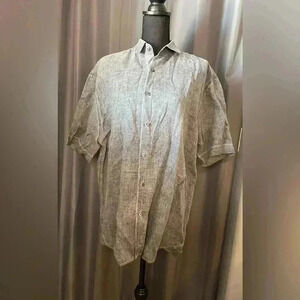 157. International Laundry Men’s Linen Button Down, Size L, EUC
